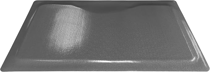 Rhino Mats, Rhino Hide Salon Mat, Non-Slip Standing Cushioned Comfort Anti-Fatigue Mat for Salon, Barbershop, or Spa (Gray Rectangle, 3' x 5' x 7/8")