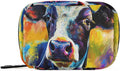 Pill Box Fun Cow 7 Day Pill Case Travel Pill Organizer Bag with Zipper Portable Weekly Vitamin Medicine Supplement Holder Pouch Bag