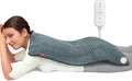 Comfytemp 17''x 33'' King Size Heating Pad for Back & Period, Extra Large Cute Heating Pad XXL, Electric Heat Pad for Neck/Shoulder/Knee, Washable, Gray