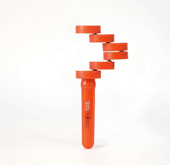 TrueBalance – Portable Balance Game for Kids & Adults | Boosts Coordination, Focus & Fine Motor Skills | Great for STEM Learning, Therapy, Desk Fidgeting & Travel Entertainment, Mini Red