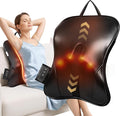 Wireless 2000mAh Shiatsu Neck and Back Massager with Heat,3D Kneading Up & Down Rolling for Neck, Back,Shoulder Pain Relief,Portable Deep Tissue Massage Pillow for Home,Office,Car Use,Gift for Mom&Dad