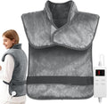 Heating Pad for Back Pain Relief, 24"x33" Wearable Electric Heat Wrap for Neck Shoulders Back, 6 Heat Levels & 4 Timers, Auto-Off, Gift for Mom Dad Women Men