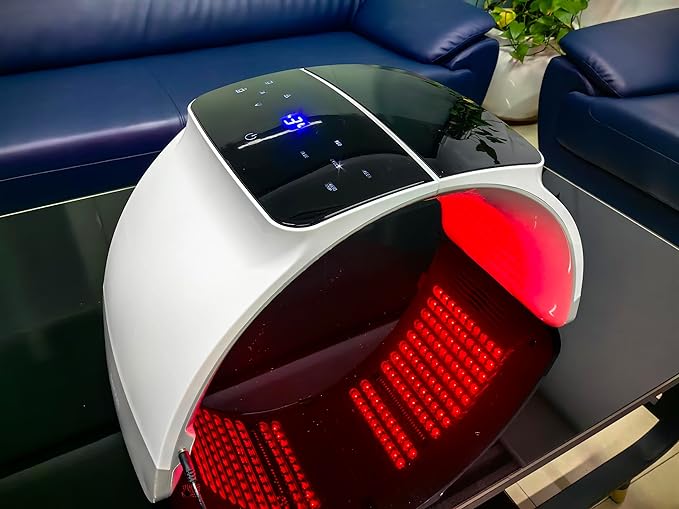 LED Red Light Therapy 7 Colors in 1 Face Mask Light Therapy Machine, Beauty Salon Home Spa Body Facial Skin Care Device