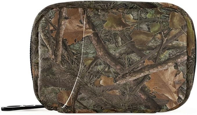 Vintage Camo Pill Case, Weekly Portable Pill Bag Container 7 Days Pill Box Organizer Vitamin Supplement Holder with Zipper for Travel Family Business