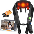 CooCoCo Cordless Neck Massager with Heat[Remote], FSA Eligible Shiatsu Back Massager for Pain Relief Deep Tissue, Upgraded Heating, HSA Store Approved Neck and Shoulder Massager for Men Women Dad Mom