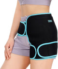 Hip Ice Pack Wrap for Injuries Reusable, Hip Brace with Hot Cold Pack for Women Men, Hip Gel Kit for Pain Relief Sciatica Nerve,Piriformis Stretcher, Hip Flexor Strain, Groin Pull, SI Joint, Hamstring