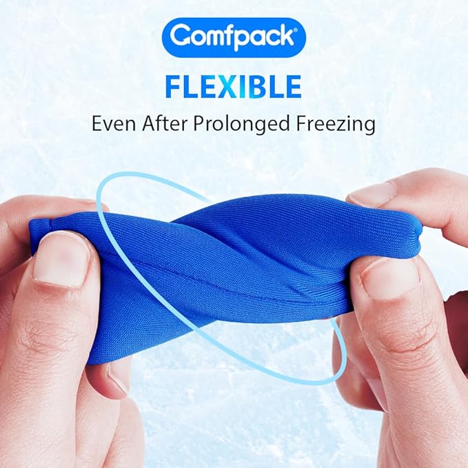 4PCS Finger Sleeves Gel Ice Pack, Finger and Toe Thumb Cold Gel Ice Packs, Reusable Hot Cold Compression Finger Brace Ice Packs for Injuries, Arthritis, Trigger Finger, Gout, Sprain