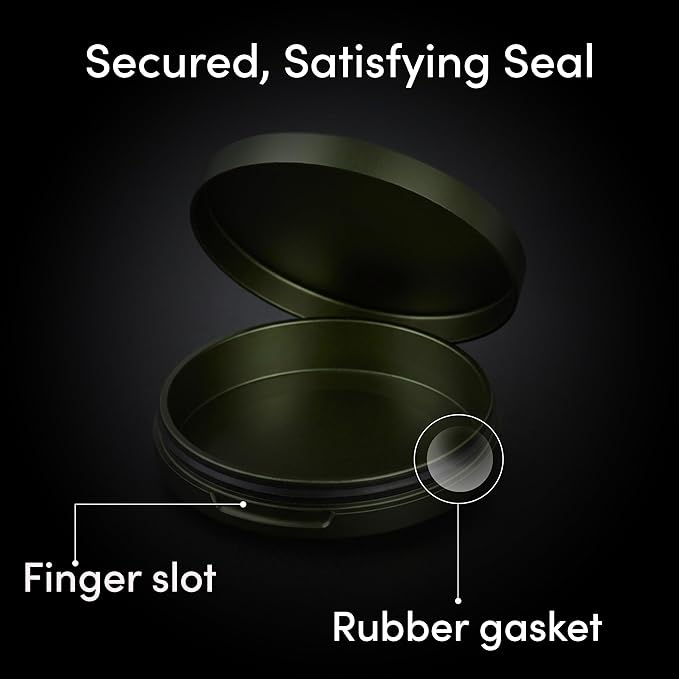 Aluminum Zyn Can – Slim Metal Zyn Container for Pouches & Snus | Core Series | Forest Green