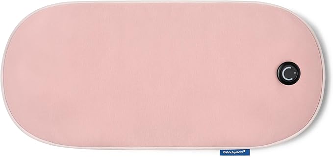 Ostrichpillow Embrace Heating Pad - Wearable Heating Pad for Menstrual Cramps and Back Pain - 3 Heat Settings - Portable and Rechargeable - Slim and Lightweight - Unnoticeable Under Clothes