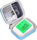 FBLFOBELI Carrying Case Compatible with Femometer/Invaxe/Alcedo/ALPHAGOMED Automatic Blood Pressure Monitor for Upper arm Adjustable BP Cuff, Hard Protective Storage Bag (Case Only)