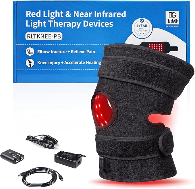DGXINJUN Infrared & Red Light Therapy Devices for Joint Pain Relief Wrap Led 880nm Flexible Wearable Knee Elbow Pads Home Use FDA Cleared Benefits