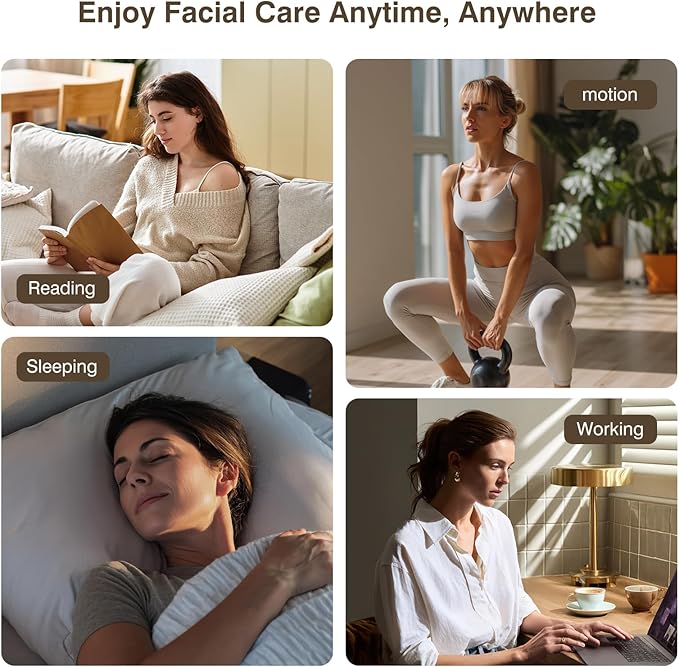 INTEO Red Light Therapy for Face 4 Modes, Breathable Red Light Therapy Mask with 4 Color Light Modes, 850NM Infrared LED Face Mask Light Therapy with Timer, Portable Led Mask for Home & Travel