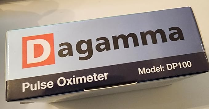 Dagamma Finger Pulse Oximeter DP100 in Black - the Authentic Pulse Oximeter for sports and aviation use