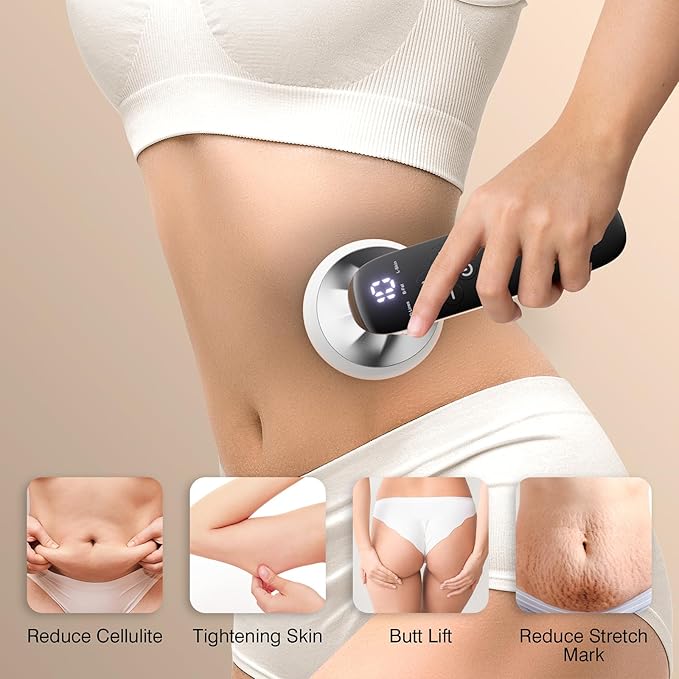 Cellulite Massager, Body Sculpting Tool, Cordless Handheld Body Cellulite Remove for Belly, Waist, Legs, Butt, Arms, Body Massager - Gifts for Women Mum