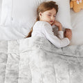 L'AGRATY Weighted Blanket - 36"x48" 3lbs Microfiber Material with Glass Beads Small Blanket for All-Season Summer Fall Winter Soft Thick