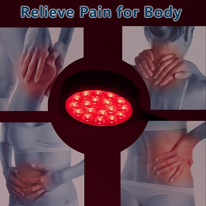 Red Light Therapy Lamp with Adjustable Gooseneck - 660nm & 850nm Dual Wavelength, USB-Powered, with Timer for Home Use