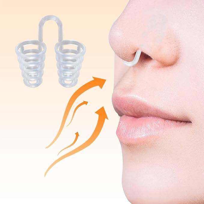 Nose Vent Sinus Relief (Pack of 12 Extra Large Size) Soft Cone Vents - A Simple Solution for Nasal Snorers - Reusable Snoring Device to Enjoy a Peaceful Night's Sleep - by Mobi Lock