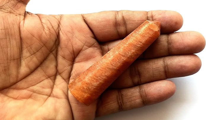 WholesaleGemShop 3 Inch Gemstones Obelisk Tower Jumbo Facet Aura Rock Crystal Natural Polished Earth Wand Spirit