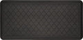 Tempur-Pedic Ultra Comfort Anti-Fatigue Lattice Raven 1' 8" x 3' 6" Kitchen Floor Mat Cushioned Ergonomic Standing Desk Mat Waterproof Non-Skid Foam