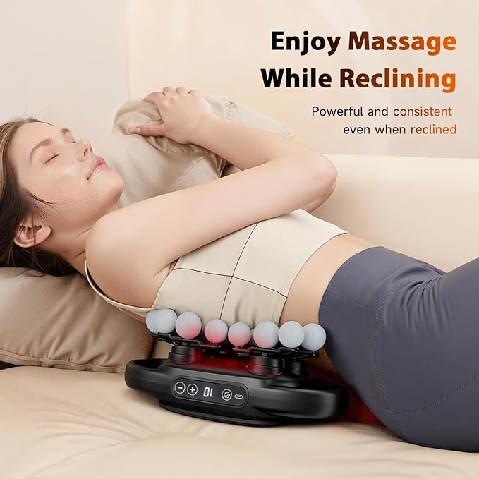 UOTT 24 Head Massage Gun Deep Tissue, Self Massager for Neck and Bback with 9 Modes & 9 Levels, Quiet Handheld Multi Head Percussion Muscle Massager for Body, Shoulder Muscle Pain Relief