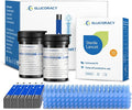 Glucoracy G-425-2/G-425 Blood Glucose Test Strips, Only for Glucoracy G-425-2/G-425 Meter Kit, 100 Counts Test Strips for Diabetes + 100 Counts Blood Lancets