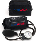 Dixie EMS Deluxe Aneroid Sphygmomanometer Blood Pressure D-Ring Cuff - Black