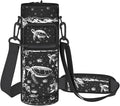Sea Turtle Lover Water Bottle Sling Bag for 25oz/32oz Tumblers,Adjustable Neoprene Water Bottle Sling Bag,Insulated Carrier with Shoulder Strap & Phone Pocket - Perfect Walking Accessory