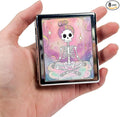8-Compartment Pill Box Organizer Portable and Stylish Medicine Case, Versatile Storage for Medication - Ideal Travel Accessory & Unique Gift Idea (Pastel Skeleton Serenity)
