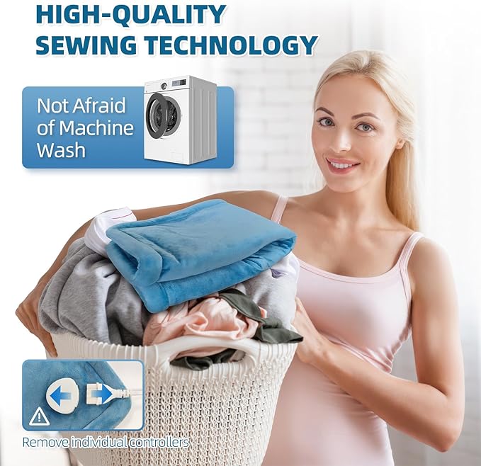 Heating Pad for Neck and Shoulders, Weighted Electric Neck Heating Pad for Back Pain Relief 6 Heat Settings 4 Timers Auto Off Birthday Christmas Gifts for Women Mom Men Dad