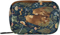 Watercolor Forest Brown Bears Green Travel Pill Organizer Case Box Container Weekly Portable Vitamin Medicine Holder Storage Bag with Zipper Removable