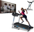 Auto Incline Treadmill with Handle, Portable Treadmill for Home with 350-400LBS Weight Capacity, 4.0HP Foldable Treadmills for Small Space, Heavyduty Walking Pad for Climb Running, Large Running Area