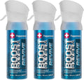 Boost Oxygen Pocket Size Revive Peppermint Aroma 3L Canister | Respiratory Support for Aerobic Recovery, Altitude, Performance & Health (3 Pack)