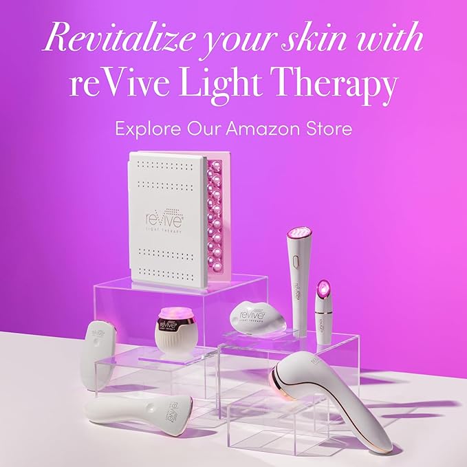 ReVive Clinical Acne Device, Red & Blue Light Wand for Breakouts, FDA-Cleared Acne Tools, 3-Minute Face Tools for Skincare, Plug-In Design