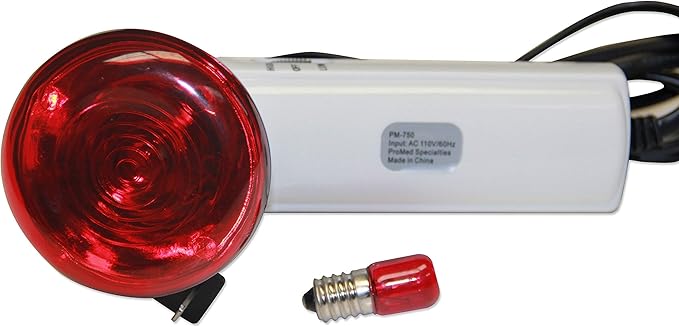 Infrared Heating Device and Now Stronger New 10W Bulb with Extra Replacement Bulb Included by Personal Care Plus