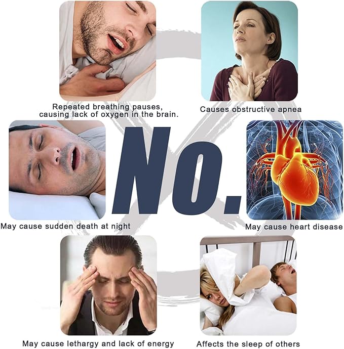 Smart Guard Anti Snore Device, Professional Anti-Snoring Device, Sleep Apnea Relief, Pulse Anti-Snoring Device for Men Women