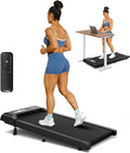 THERUN Walking Pad Treadmill with 10% Incline, Walking Pad for Home and Office, 2.5 HP, Under Desk Walking Pad with Remote Control and LED Display