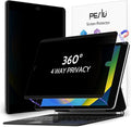 4-Way Magnetic Privacy Screen Protector for iPad 9th 8th 7th 10.2 Inch & iPad Air 3th & iPad Pro 10.5", Removable 360 Spy Black Security Filter