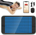 Comfytemp Red Blue Light Therapy Pad, Infrared Light Therapy for Body with App & Button Controller, 32W Light Wrap for Back Leg Waist Muscle Joint