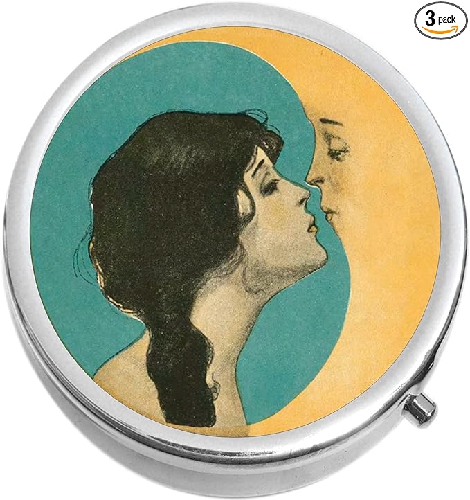 Kissing The Moon Medicine Vitamin Pill Box