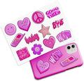 BulbaCraft Y2K 3D Stickers for Phone Case Aesthetic — Puffy Cell Phone Stickers — 3D Puffy Decals for Adults, Gifts for Women & Men