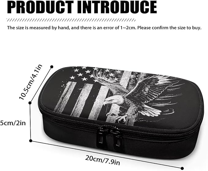 American Flag Eagle Diabetic Supplies Travel Case Insulin Pen Cooler Case Medication Insulated Organizer for Glucose Meter and Diabetic Supplies Diabetic Supplies Bag Carrying Cases