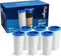 Culligan with ZeroWater Technology Replacement Filter 6-Pack, 5-Stage Advanced Water Filter – IAPMO Certified to Reduce Lead, Total PFAS (Forever Chemicals), Mercury, Fluoride, and Chlorine