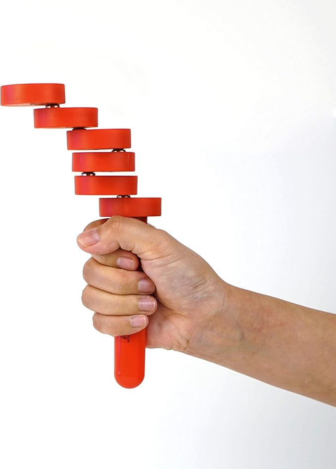 TrueBalance – Portable Balance Game for Kids & Adults | Boosts Coordination, Focus & Fine Motor Skills | Great for STEM Learning, Therapy, Desk Fidgeting & Travel Entertainment, Mini Red