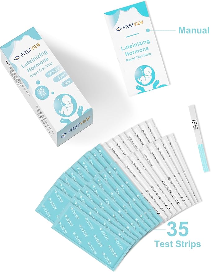 Ovulation Test Strips - 35 Strips, Results Within 5 Minutes, Clear Display, Easy to use.
