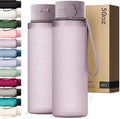 KIVY Slim Water Bottle 50oz with Leakproof Flip Lid [Lightweight & Shatterproof] Fits Backpack & Cupholder for Travel, Sports, School - Extra large water bottle no straw - 1.5 Liter water bottles