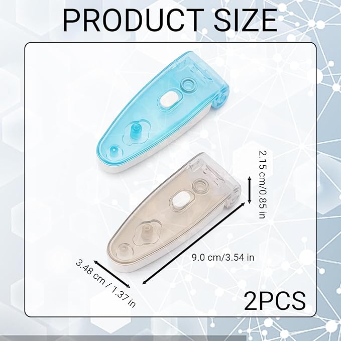 2PCS Pill Popper for Blister Packs, Pill Extractor, Medication Organizer Tool for Easy Medication Access, Ideal for Elderly and Travel Use
