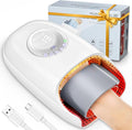 Hand Massager with Heat and Compression, Hand Massage for Arthritis and Carpal Tunnel Relief, 6 Modes Pressure Point Therapy, Blowing Wrist Massager, Finger & Palm Kneading, Gifts for Mom Dad