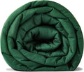RelaxBlanket King Size Weighted Blanket | 80''x90'',30lbs | for Single or Double | Premium Cotton Material with Glass Beads | Dark Green