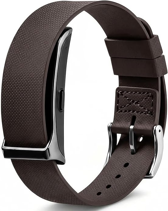 BlackPro for Hume Band Replacement Strap, FKM Rubber Loop Strap for HumeHealth Watch Band, Waterproof Adjustable Soft Fluororubber Rubber Wristband for Hume Smart Fitness Tracker