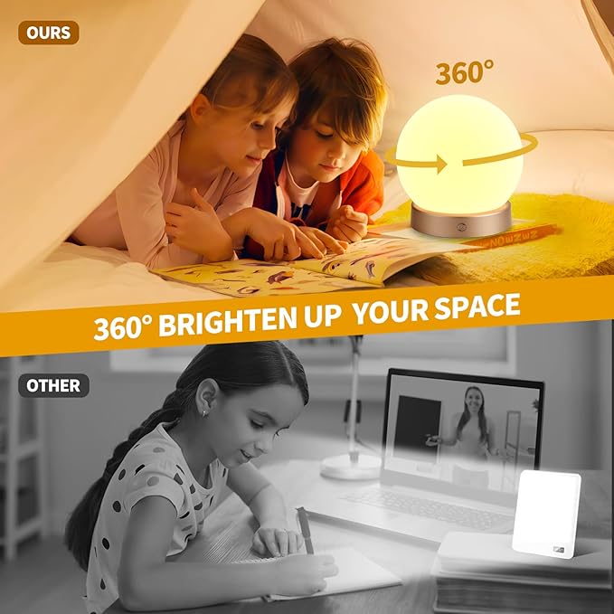NDAN Light Therapy Lamp, Sunlight Lamp 10000 Lux with Remote Control, 3 Color Temperature & 4 Brightness Level & Timer, Daylight Lamp for Home, Office, Decoration